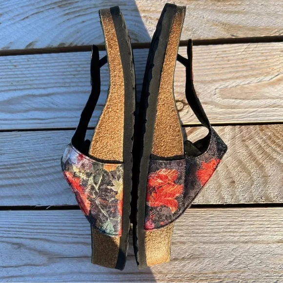 Birkenstock Women's Papillio Gizeh Lux Textile Floral Shoes Sandals EU 4… - Picture 4 of 7